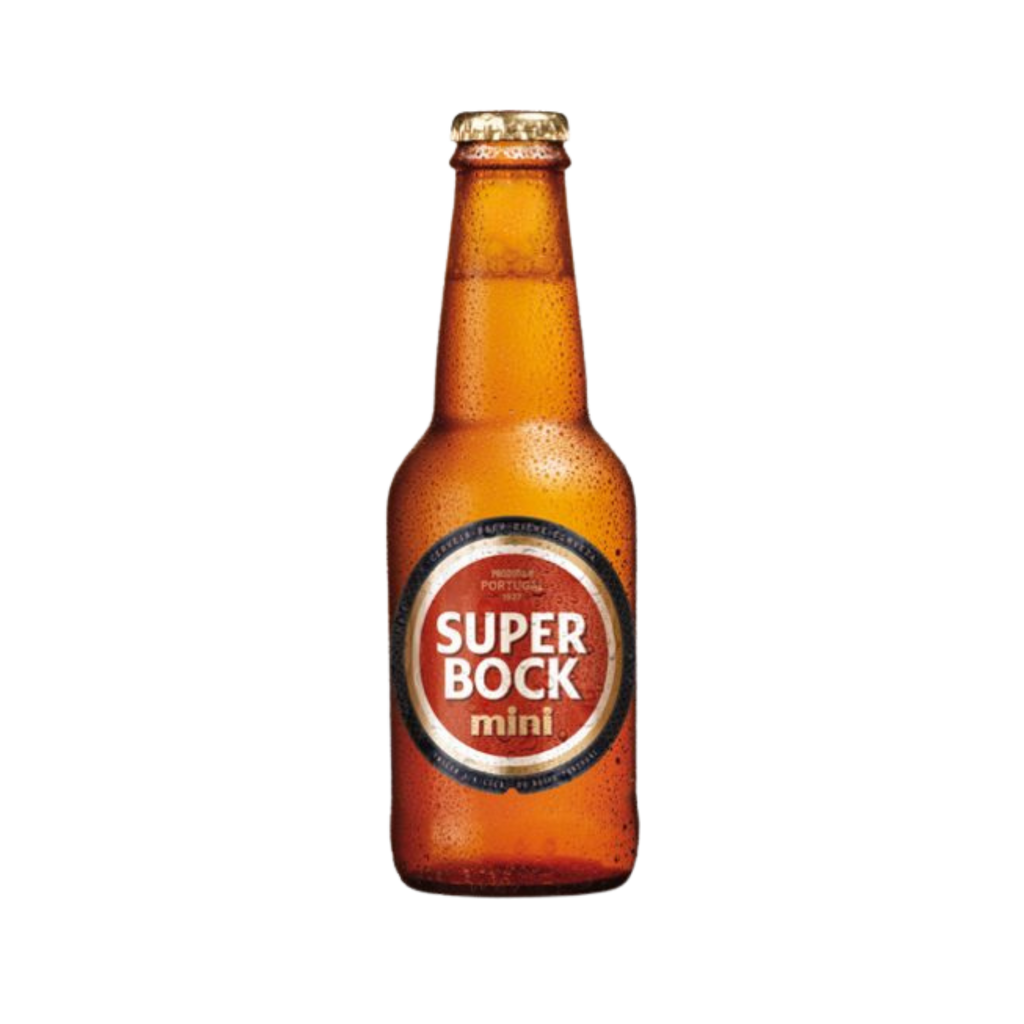 Mini Bottle of Super Bock Beer