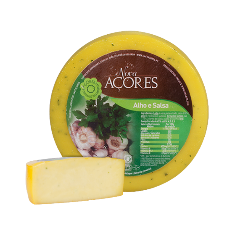 Nova Acores Cheese with Garlic and Parsley (Queijo com Alho e Salsa)