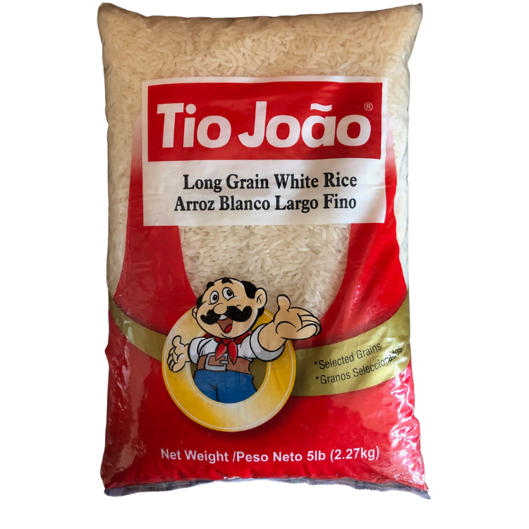 Tio Joao Long Grain White Rice 5 lb  Arroz Tio João