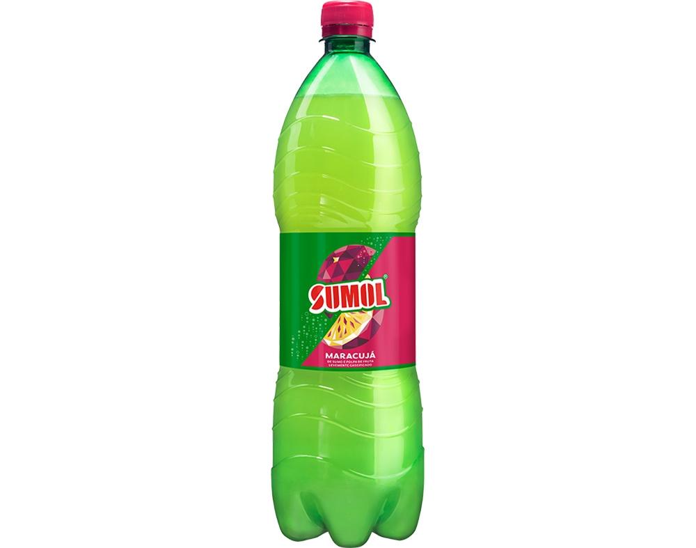1.5 liter bottle of Passionfruit Maracuja Sumol Soda 